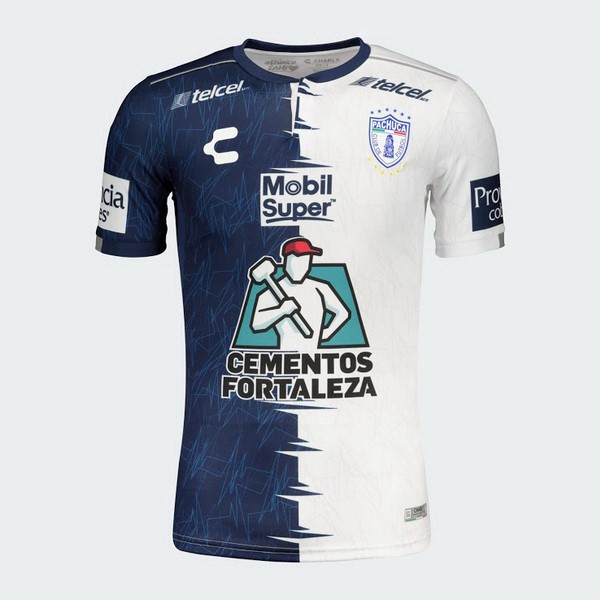 Camiseta Pachuca Primera equipación 2019-2020 Azul Blanco